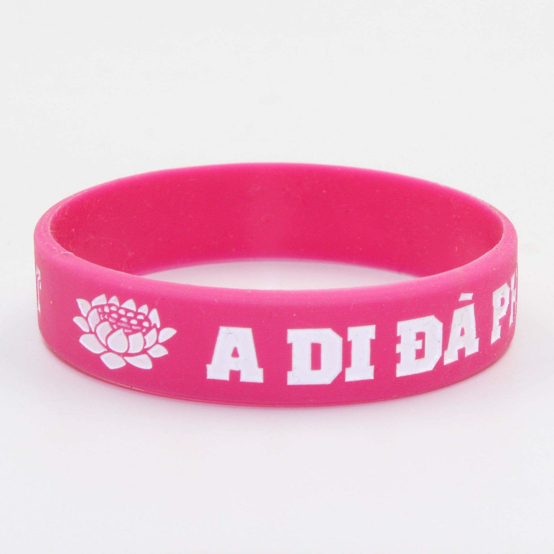 Brazalete de loto de silicona de tamaño mediano y pequeño